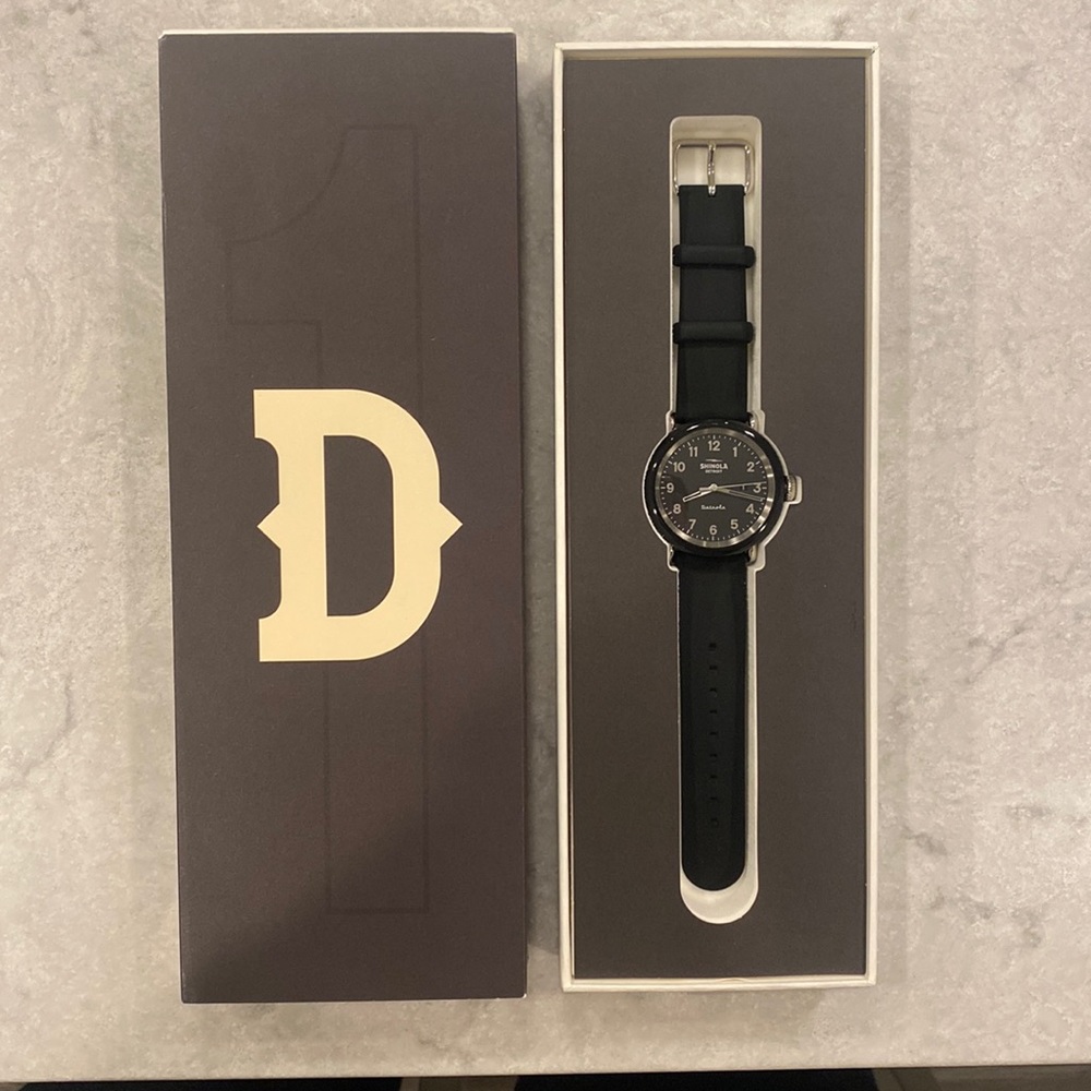 Shinola The Model D Detrola 43MM Black
